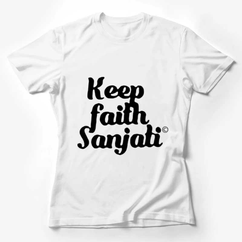 Sanjati Keep Faith Design Damen T-Shirt
