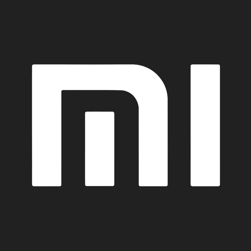 Minimalist Xiaomi Logo Design in Gray Bucket Hat