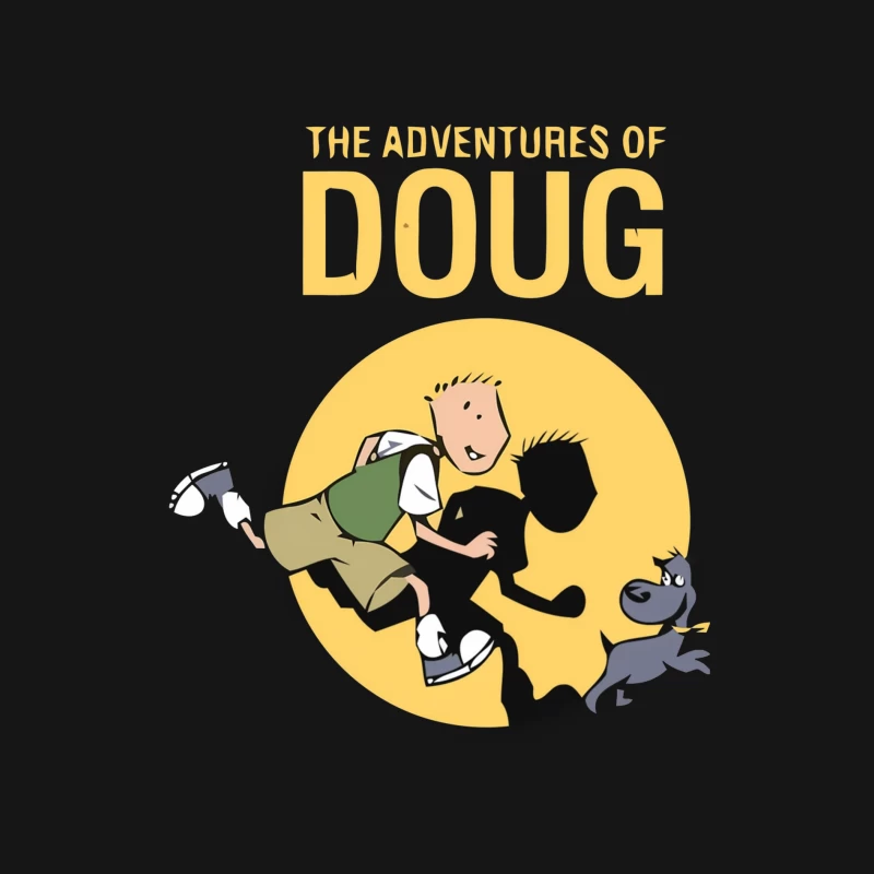 The Adventures of Doug - Classic 90s Animated Series Logo Male Long Sleeve T-Shirt