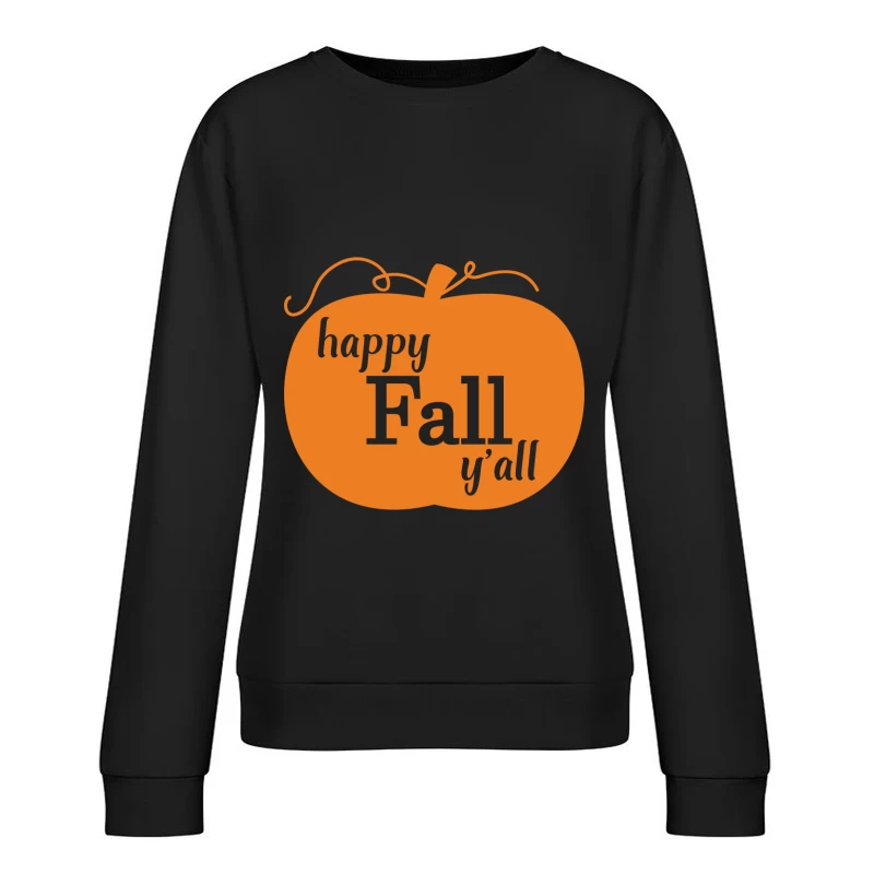Illustration de citrouille d'automne Femme Sweat-shirt à enfiler