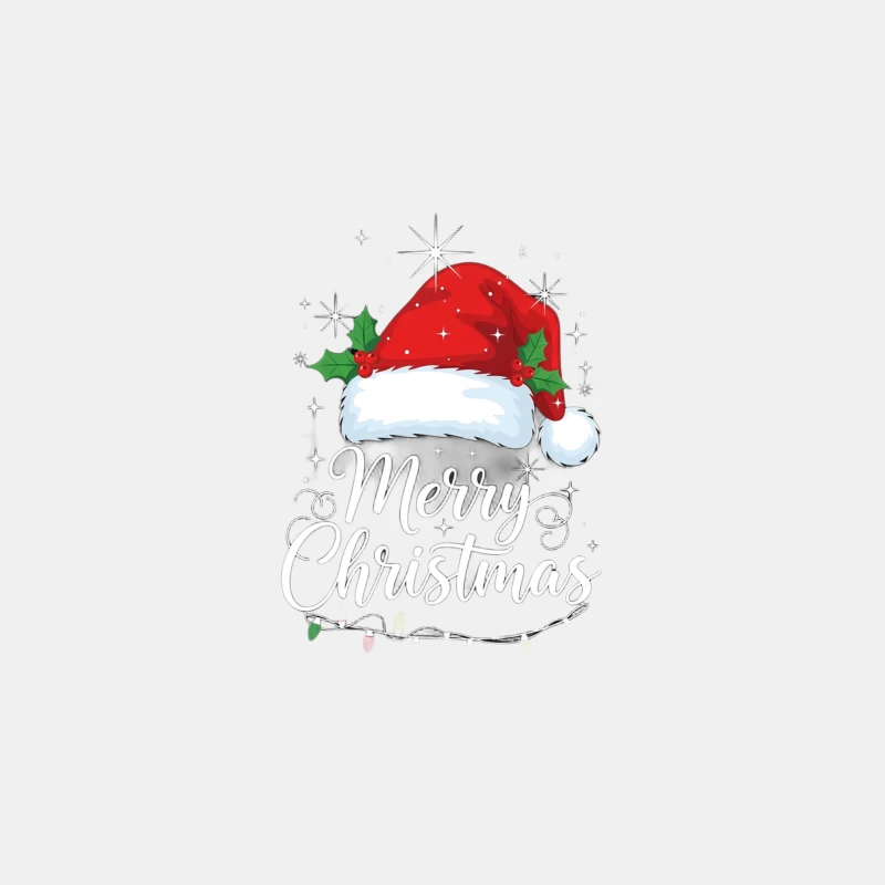 Merry Christmas Greeting with Santa Hat|Perfect Gift for Loved Ones|Holiday-themed christmas gift for her Male Tank Top