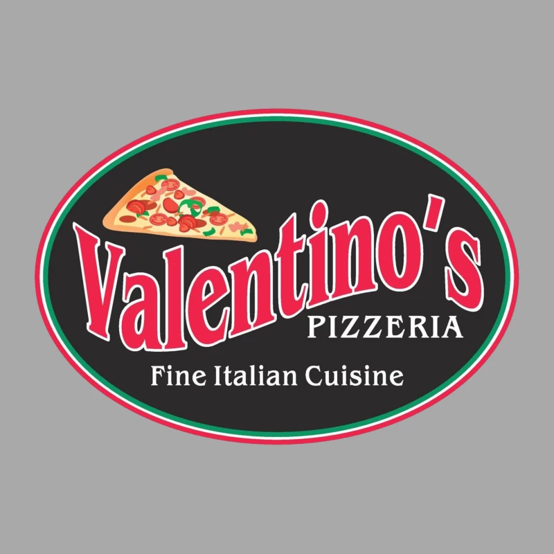 Valentino's Pizza Classic Italian Male Pullover Hoodie