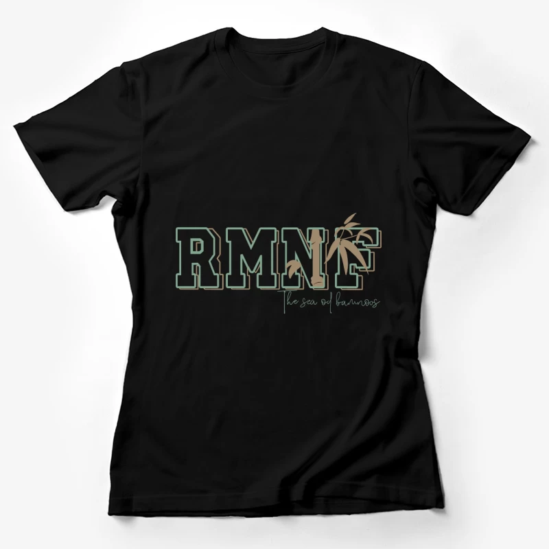 RMNF-Logo mit Bambus und Schriftzug Damen T-Shirt