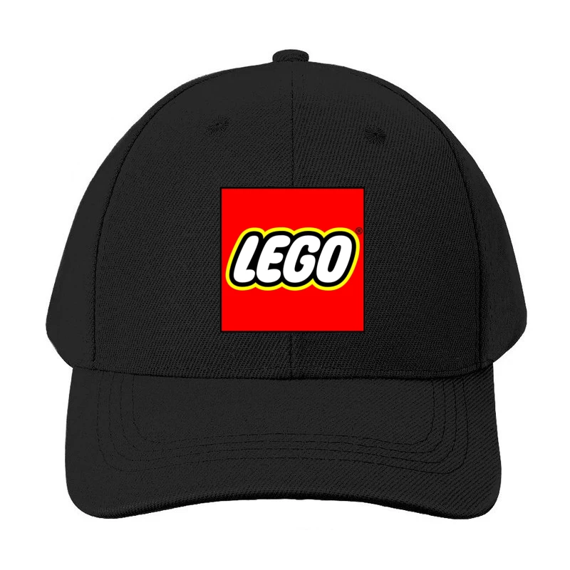 Classic LEGO Logo with Red Background and Yellow Border Baseball Cap