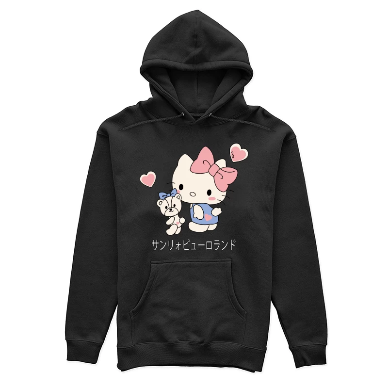Kawaii-Katze mit Teddy Damen Pullover Hoodie