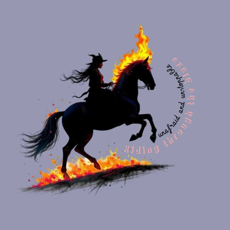 Rider in Flames Pin