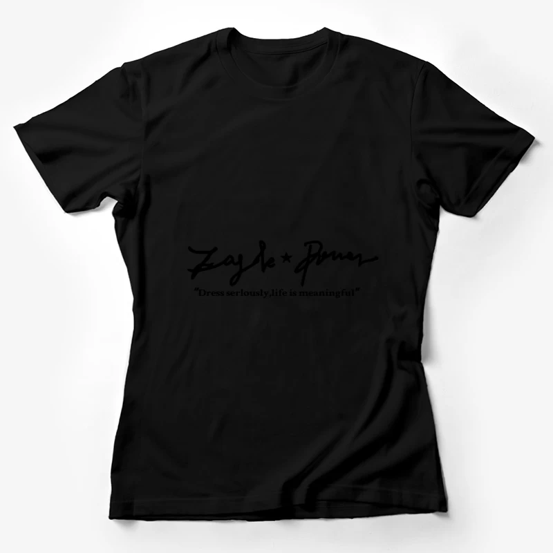 Schwarz-Weiß-Kunststrichzeichnung von Herren-Accessoires Damen T-Shirt