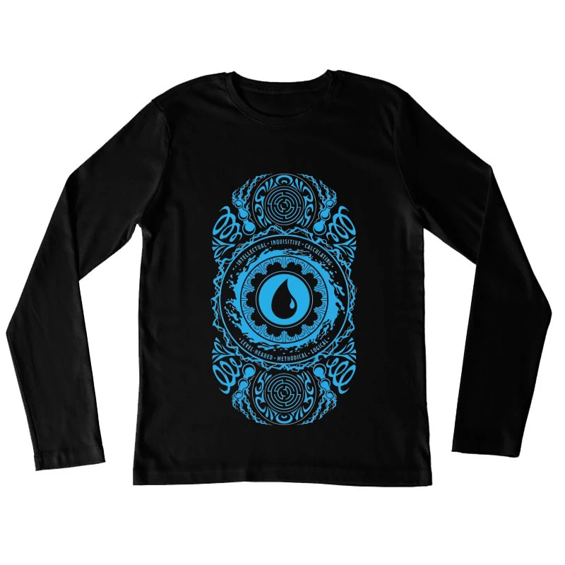 Logical Essence: The Precision Within Female Long Sleeve T-Shirt