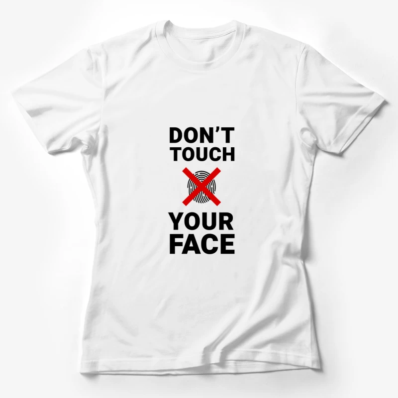 Symbole d'annulation rouge Femme T-Shirt