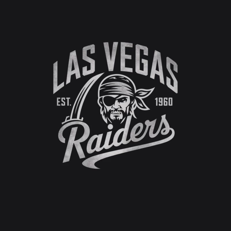 Las Vegas Raiders NFL Football Team Logo Since 1960 Male Pullover Hoodie
