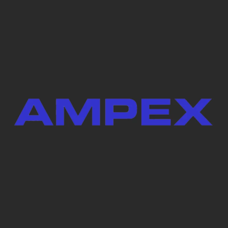 Ampex Blue Corporate Logo Baseball Cap