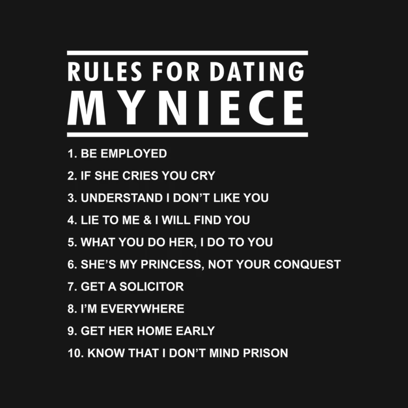 Rules For Dating My Niece Mouse Pad