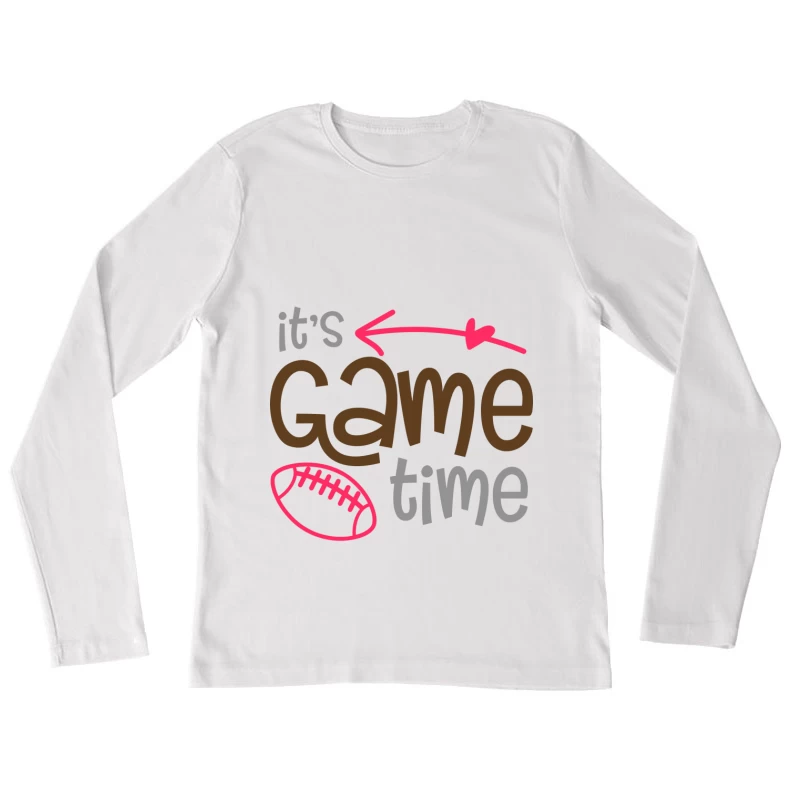 C'est l'heure du jeu ! Femme Manches Longues T-Shirt