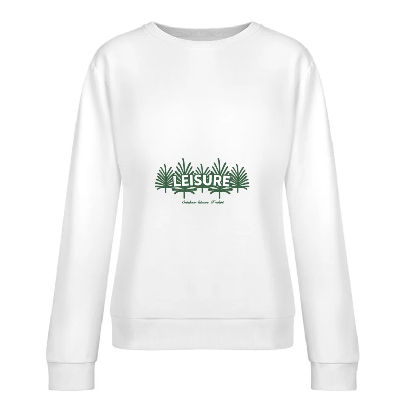 Freizeit-Natur-Logo Damen Pullover Sweatshirt