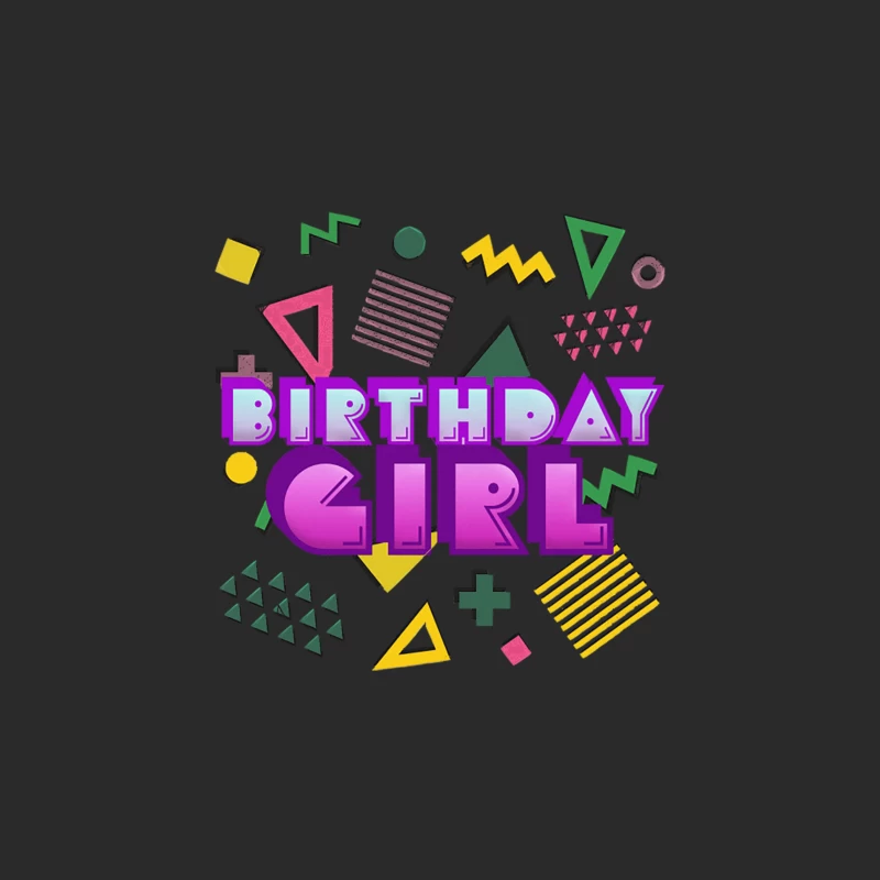 Birthday Girl  80s Style Graphic Tee Baseball Cap
