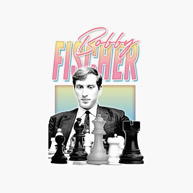 Bobby Fischer  Chess Legend Cotton Tote Bag
