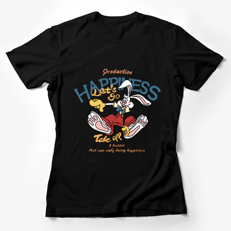 Glückliche Hasenabenteuer Damen T-Shirt