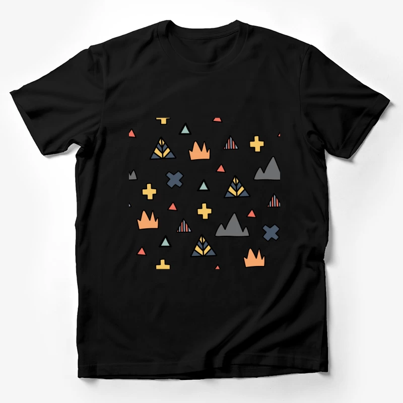Motifs géométriques colorés Homme T-Shirt