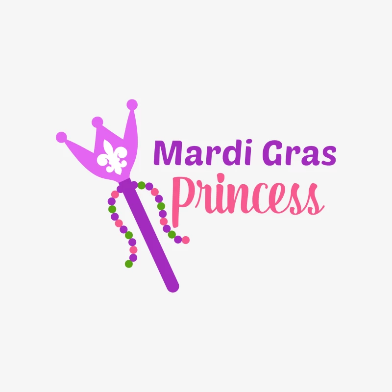 Logo de fête de Mardi Gras avec sceptre Femme Sweat-shirt à enfiler