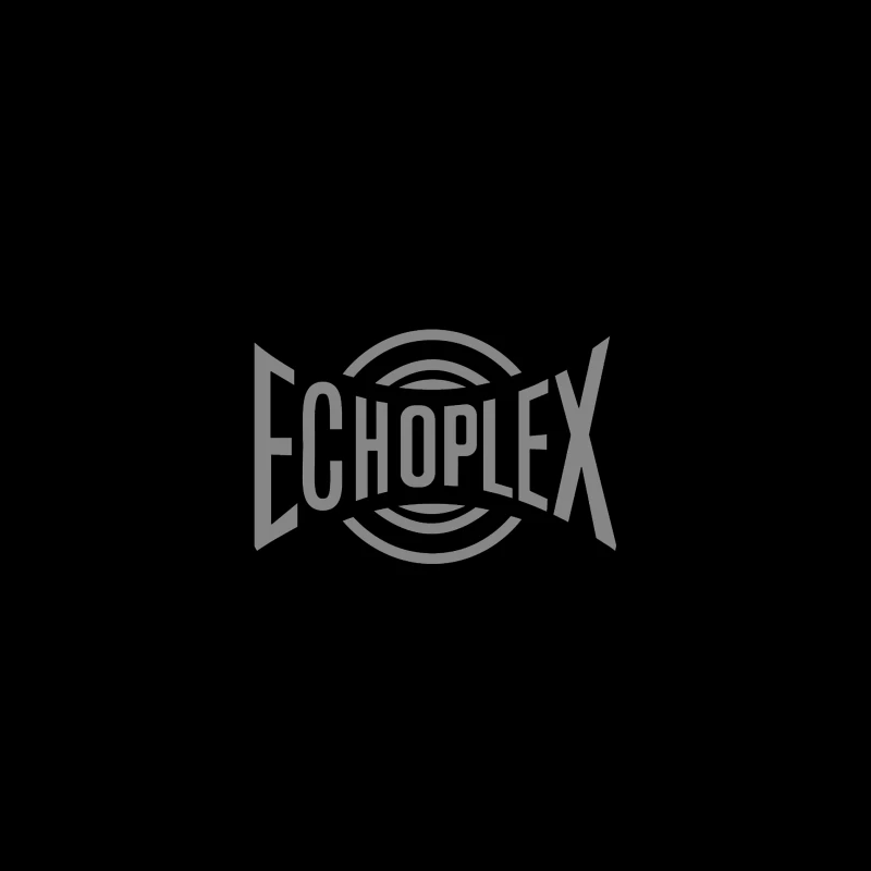 Echoplex Vintage Audio Brand Logo Design iPhone Case