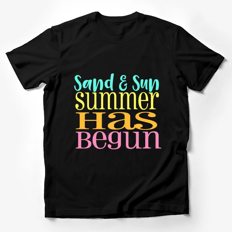 Début de l'été avec sable et soleil Homme T-Shirt