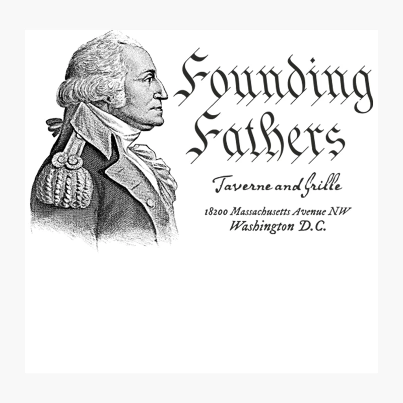 Bones - Founding Fathers Bar Throw Pillow