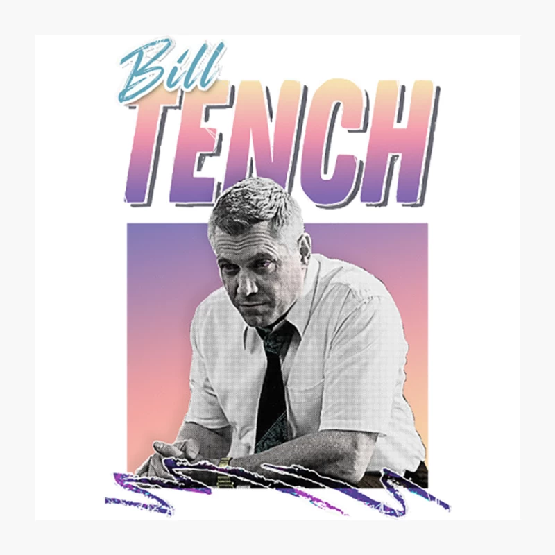 Bill Tench  Mindhunter Aesthetic Style Design Pin