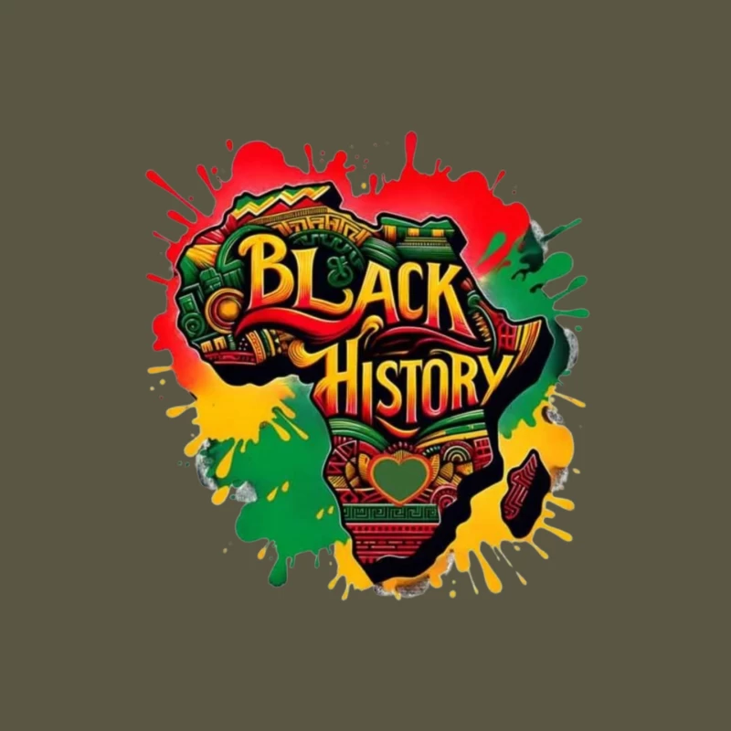 Black History Celebration Artwork Mouse Pad
