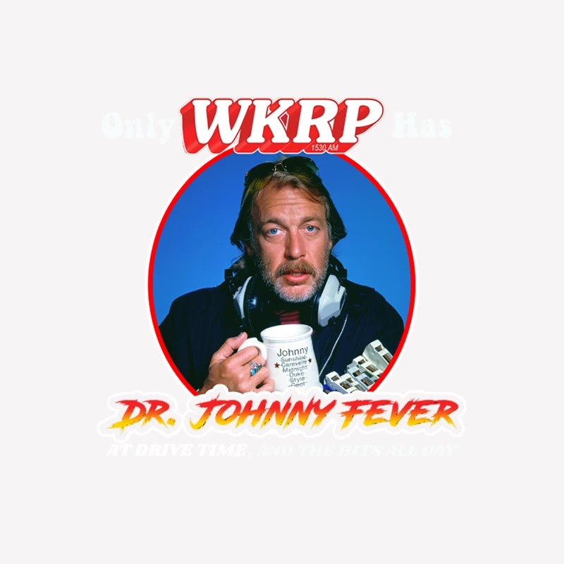 Only WKRP in Cincinnati has Dr Johnny Fever Female T-Shirt