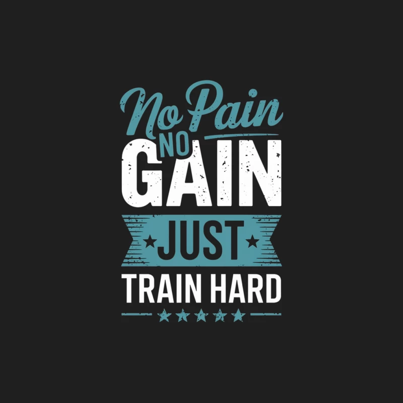 No Pain No Gain Motivational Fitness Training Quote Male Tank Top