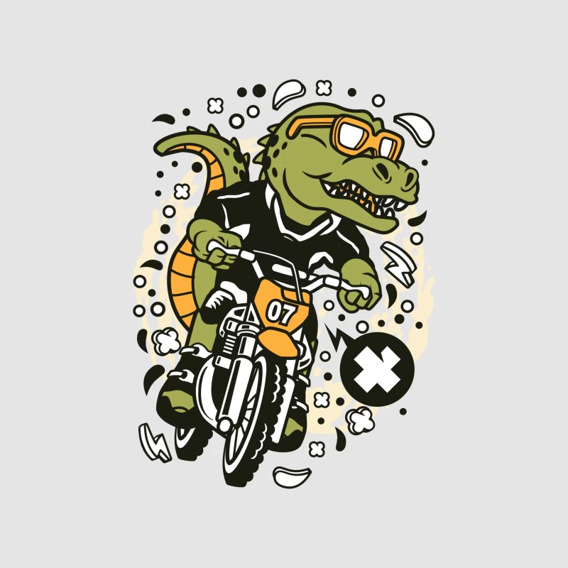 Crocodile Motard Aventure Homme Sweat à capuche