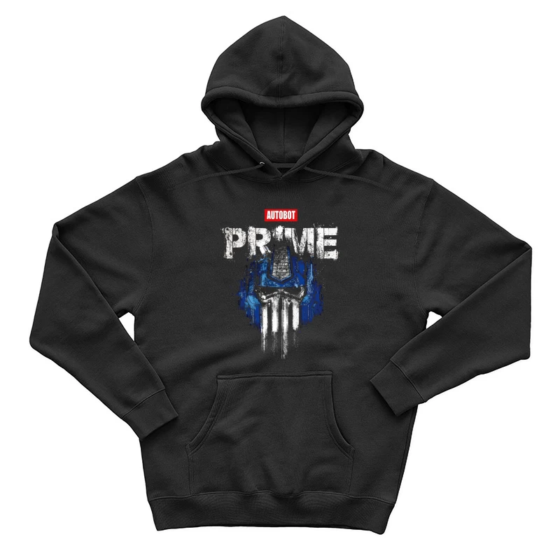 Futuristic Warrior – Cybernetic Legend Male Pullover Hoodie