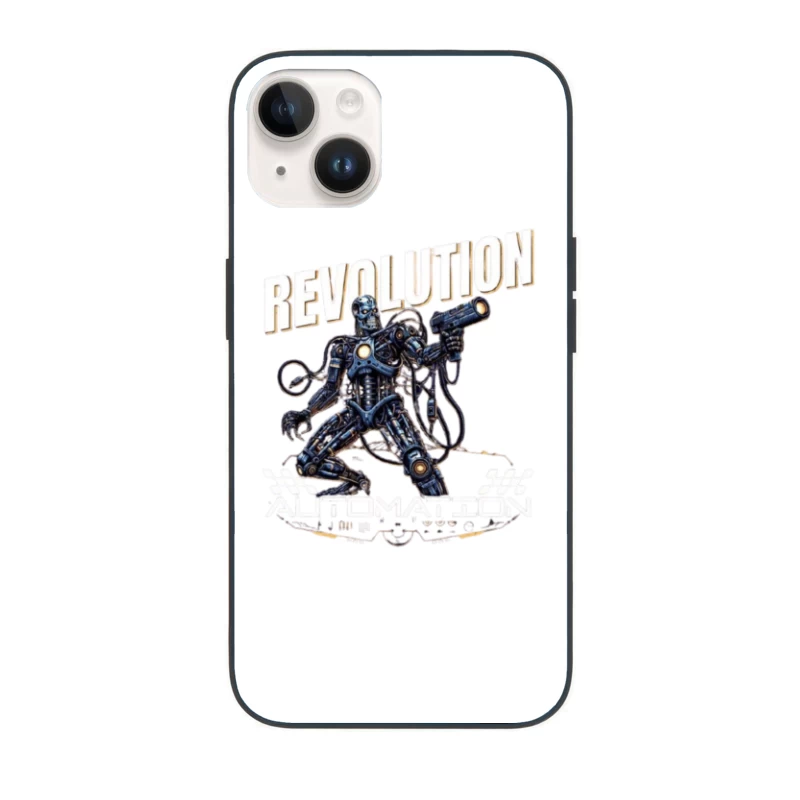 Combat Robot Revolution Sci-Fi Art iPhone Case