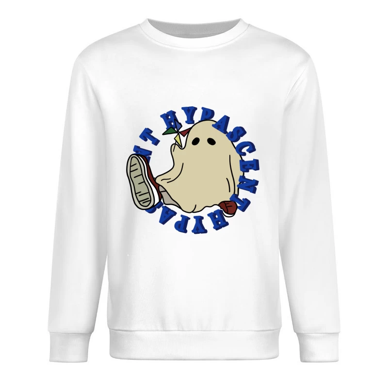 Bunter Geister-Laufschuh Herren Pullover Sweatshirt