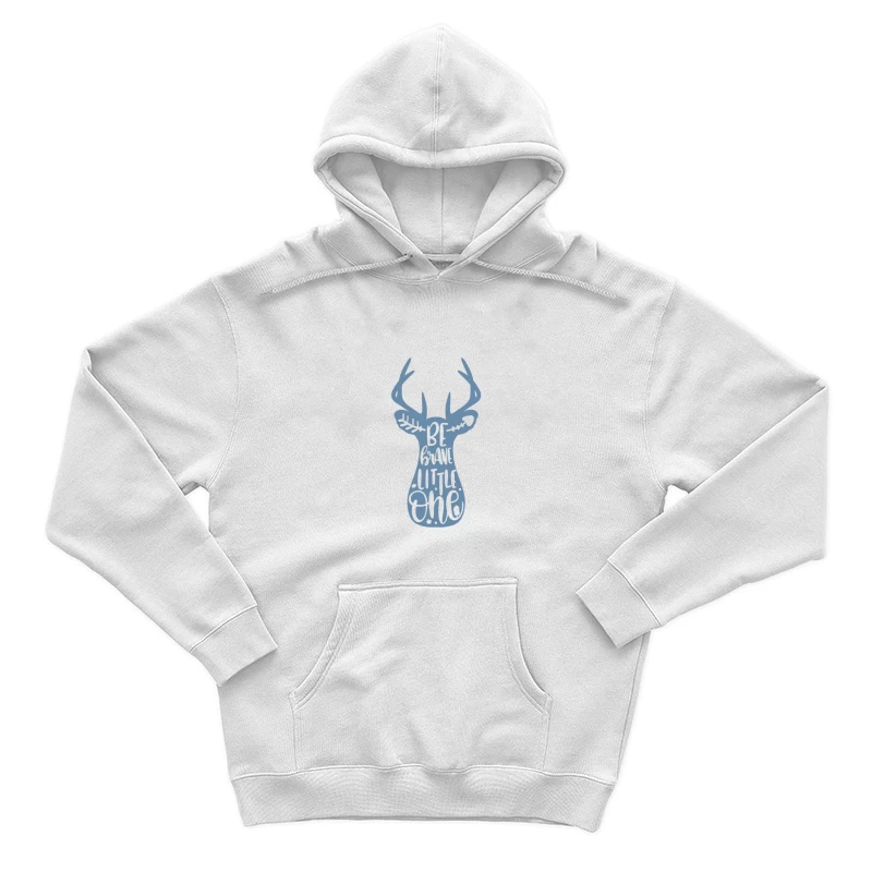 Design de cerf avec texte inspirant Homme Sweat à capuche