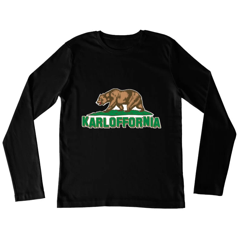 Karloffornia Female Long Sleeve T-Shirt