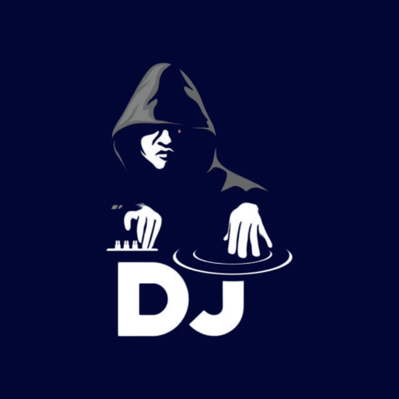 DJ Performing in Silhouette Mouse Pad