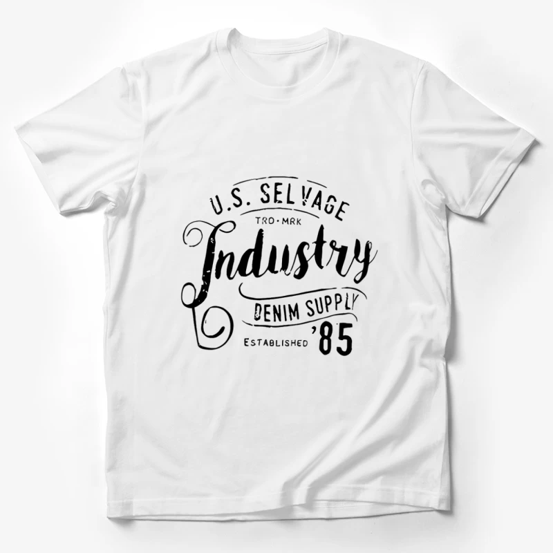 U.S. Selvedge Denim Industrie-Design von '85 Herren T-Shirt