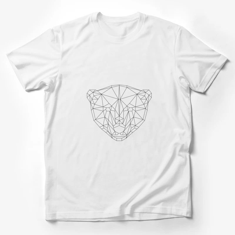 Tête de panthère géométrique Homme T-Shirt