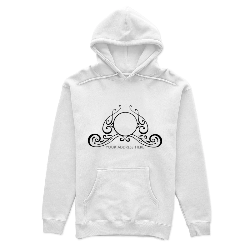 Logo simple avec adresse personnalisée Femme Sweat à capuche