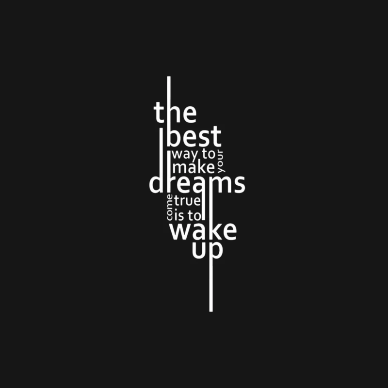 Inspirational Quote on Dreams Male Long Sleeve T-Shirt