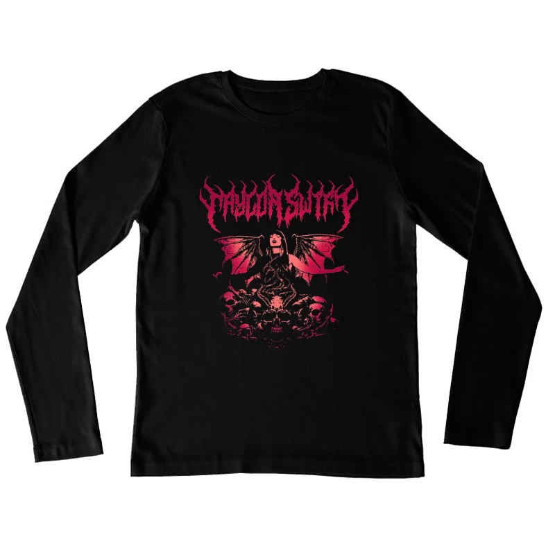 Taylor Swift Red Metal Female Long Sleeve T-Shirt