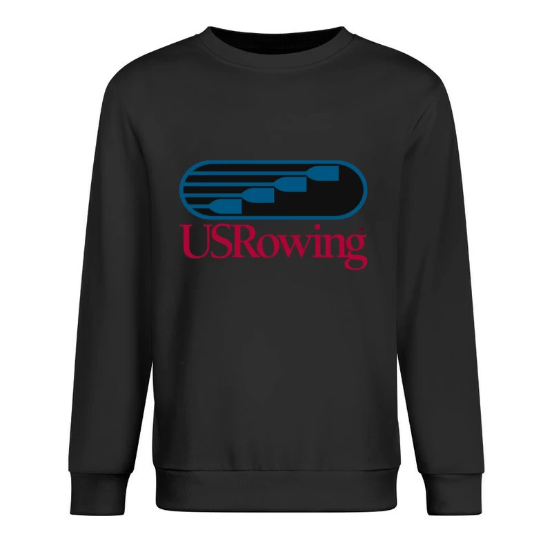 US Rowing Official Sports Organization Logo Male Pullover Sweatshirt