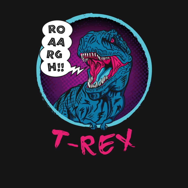 Neon T-Rex Power Female Long Sleeve T-Shirt