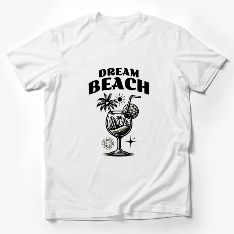 Traumstrand-Cocktail-Design Herren T-Shirt