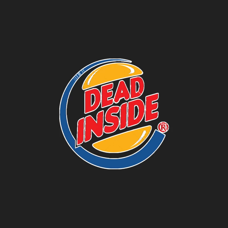 Dead Inside - Fast Food Nihilism Parody Logo Bucket Hat