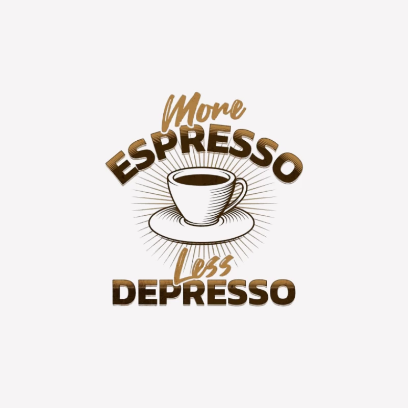 Mehr Espresso, weniger Stress Herren T-Shirt