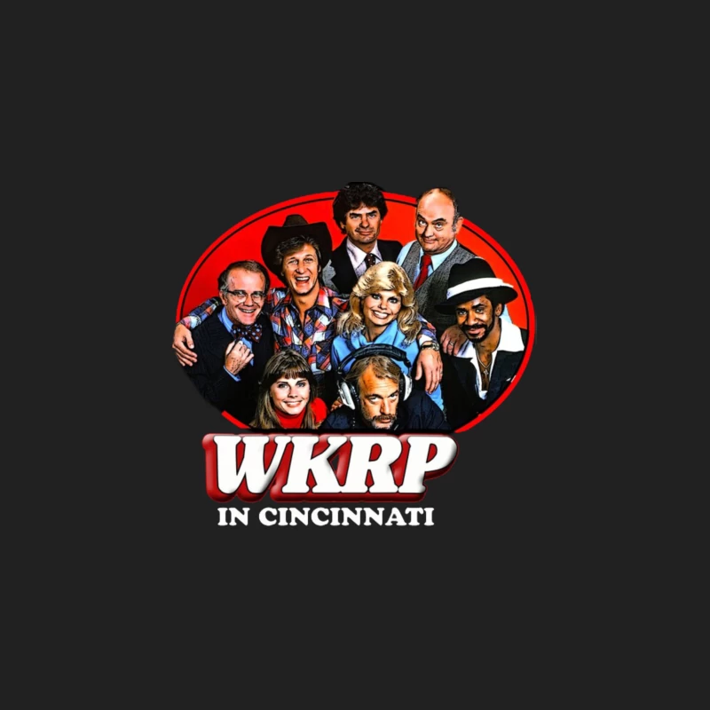 WKRP in Cincinnati skyline logo 2 Bucket Hat