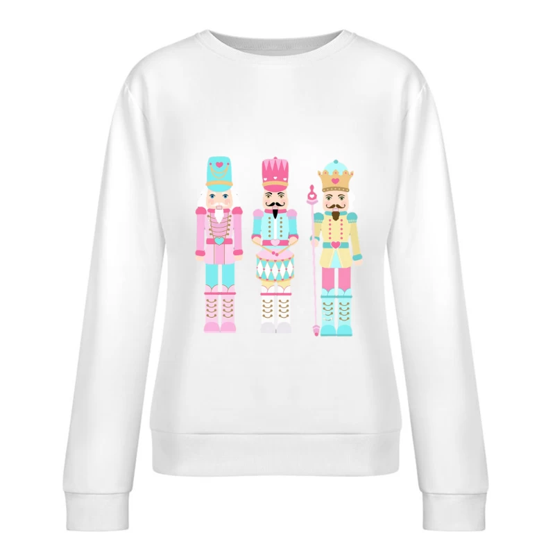 Figurines de casse-noisettes colorées Femme Sweat-shirt à enfiler