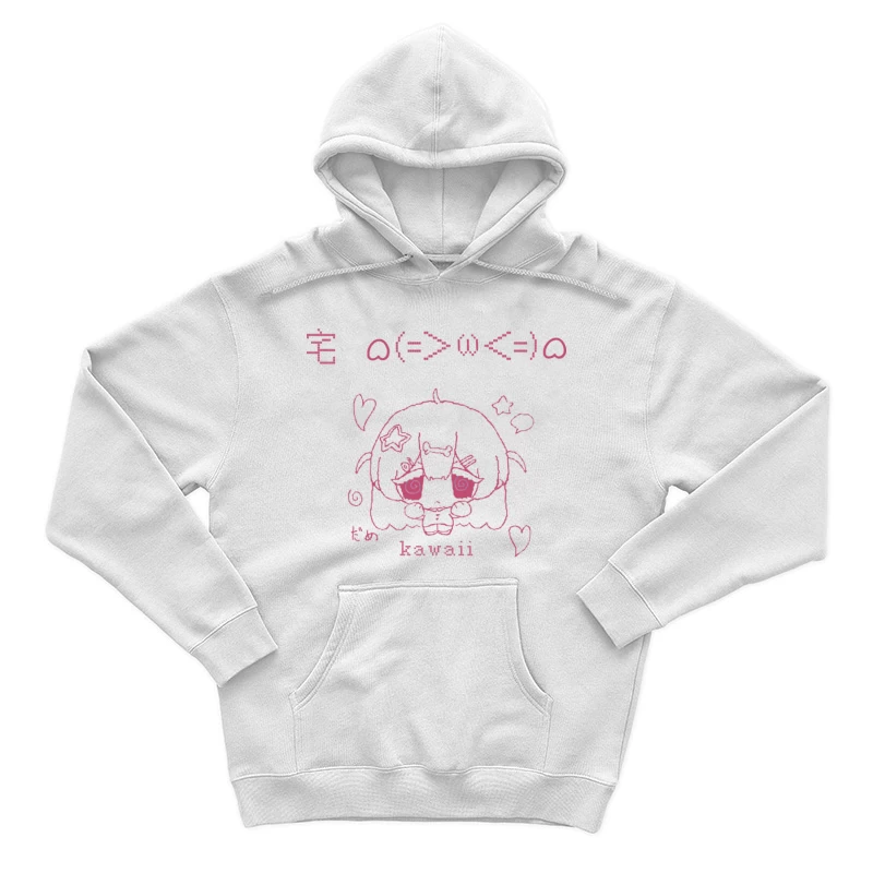 Süßes Anime-Mädchen Zeichnung Herren Pullover Hoodie